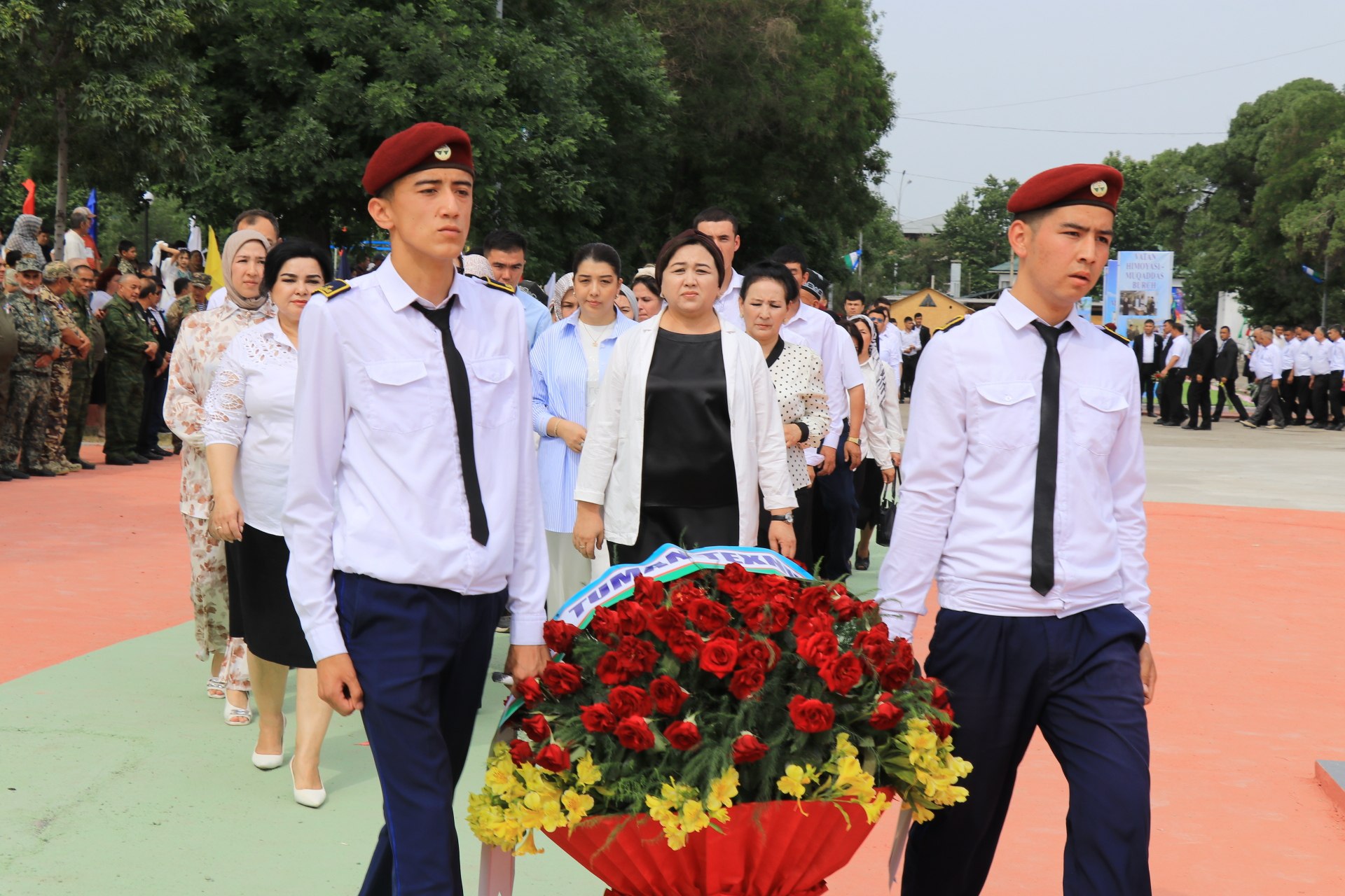 9-may – Xotira va Qadrlash kuni munosabati bilan o‘tkazilgan tuman tadbirida ishtirok