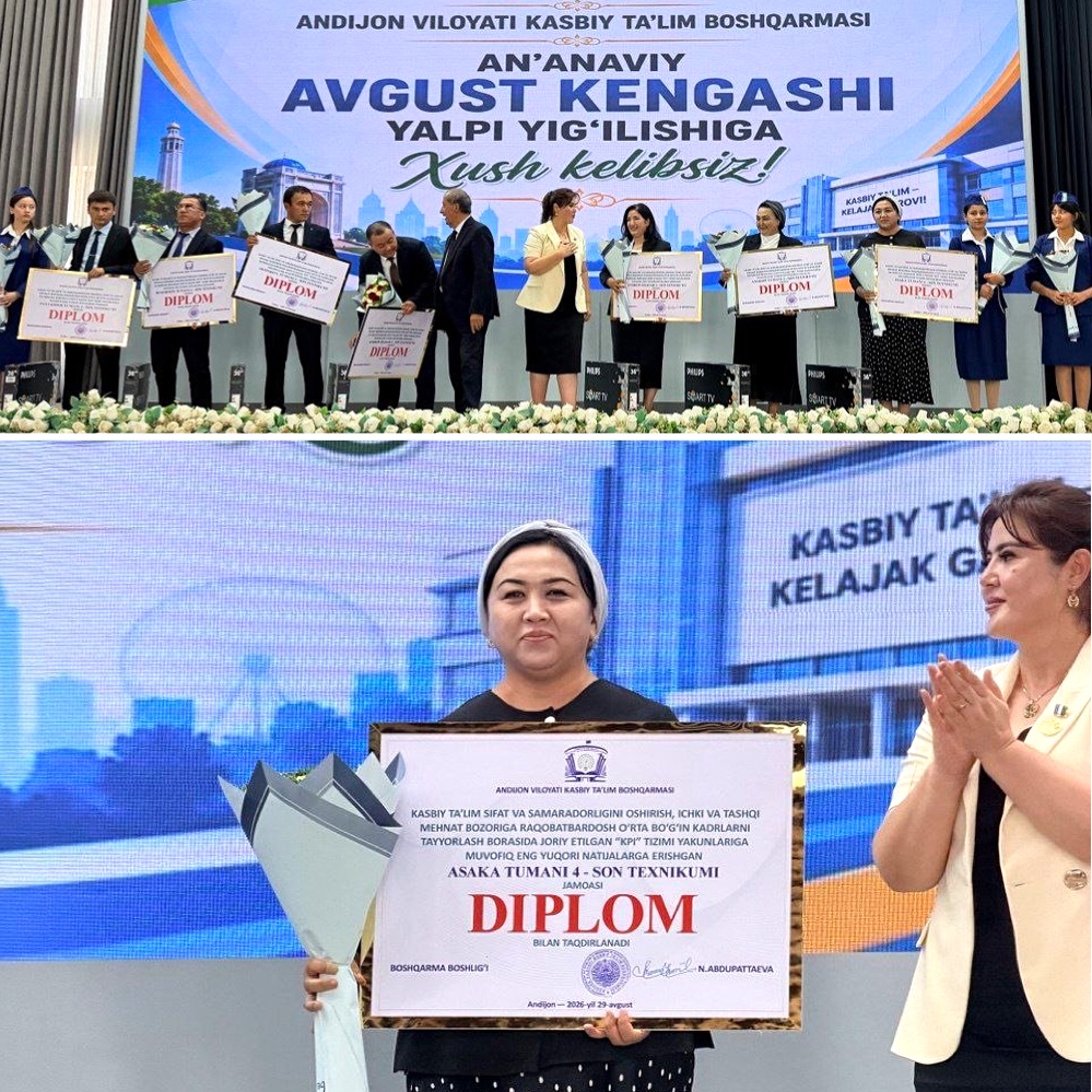 AVGUST KENGASHI — MUNOSIBLAR E’TIROFI