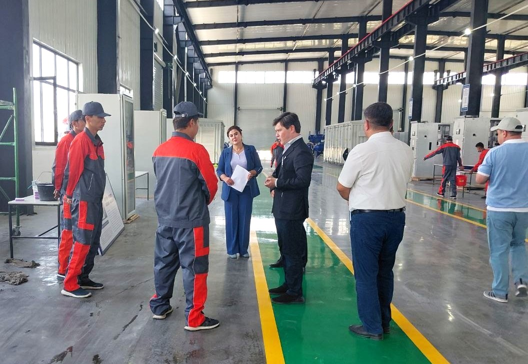 GES ishlab chiqarish korxonasida talabalar ish bilan ta’minlandi